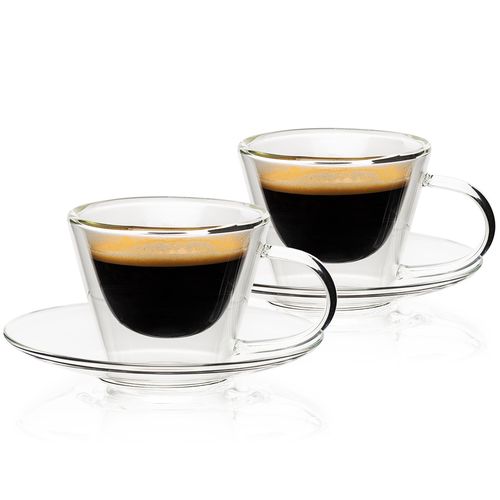 4home Termo sklenice na espresso Elegante Hot&Cool, 80 ml, 2 ks