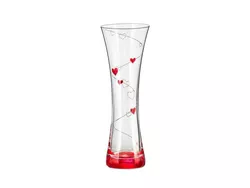 Crystalex skleněná váza Love5 195 mm