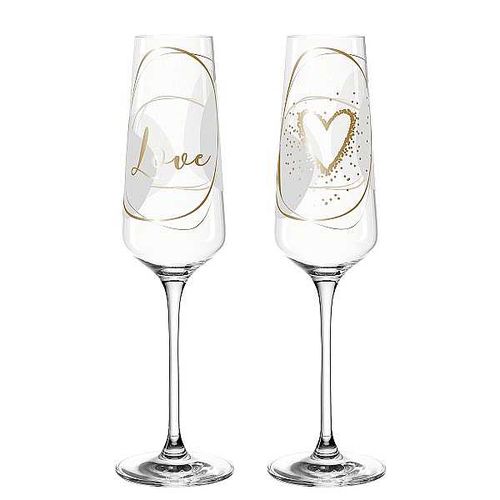 Leonardo PRESENTE LOVE sklenice na sekt 280 ml, 2 ks