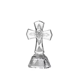 Crystal Bohemia skleněný kříž Cross 175 mm